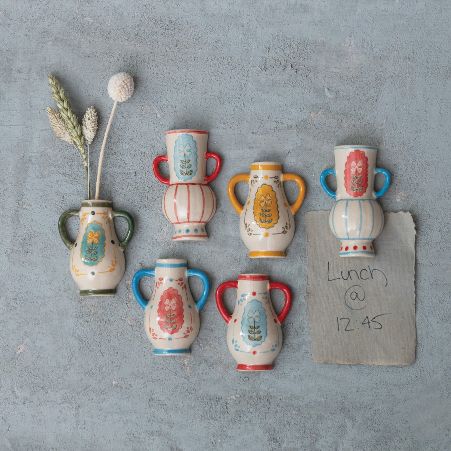 Stoneware Vase Magnet