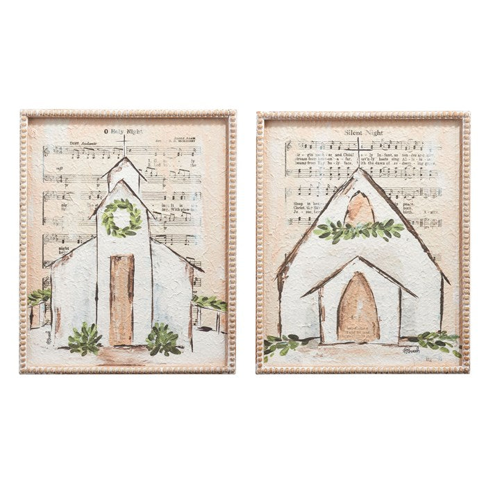 Church + Sheet Music Framed Print
