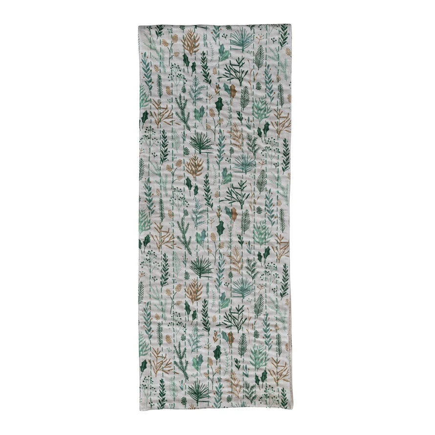 Table Runner with Kantha Stitch