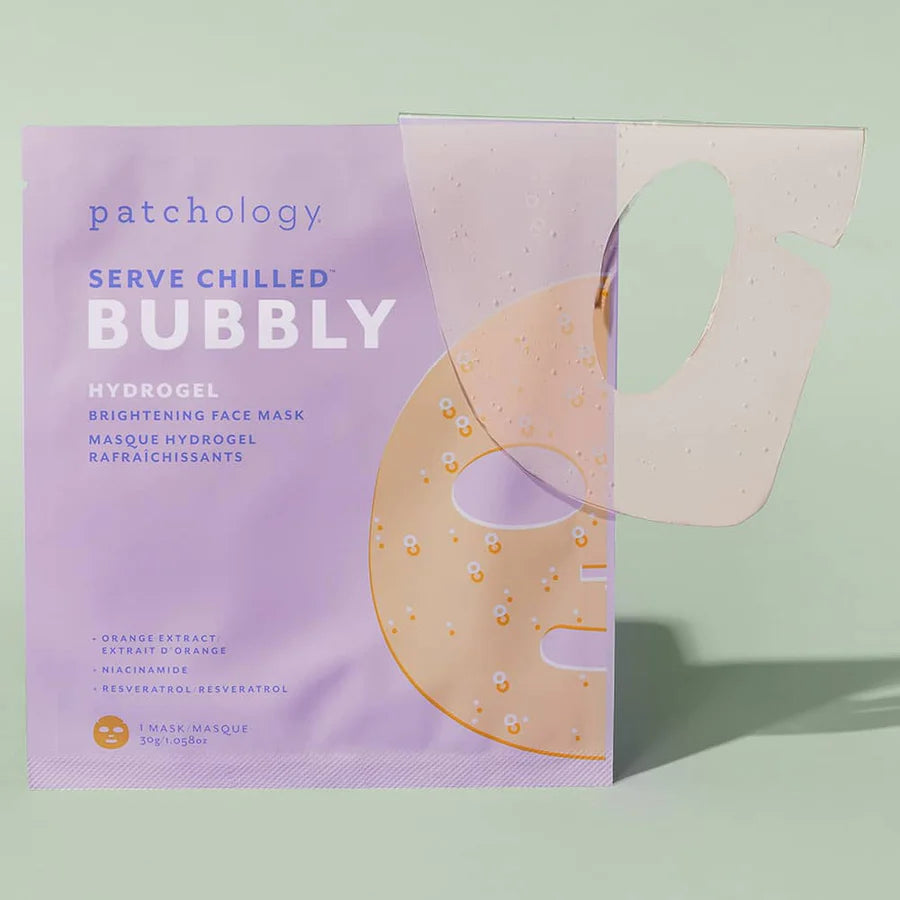 Serve Chilled Bubbly Hydrogel Mask