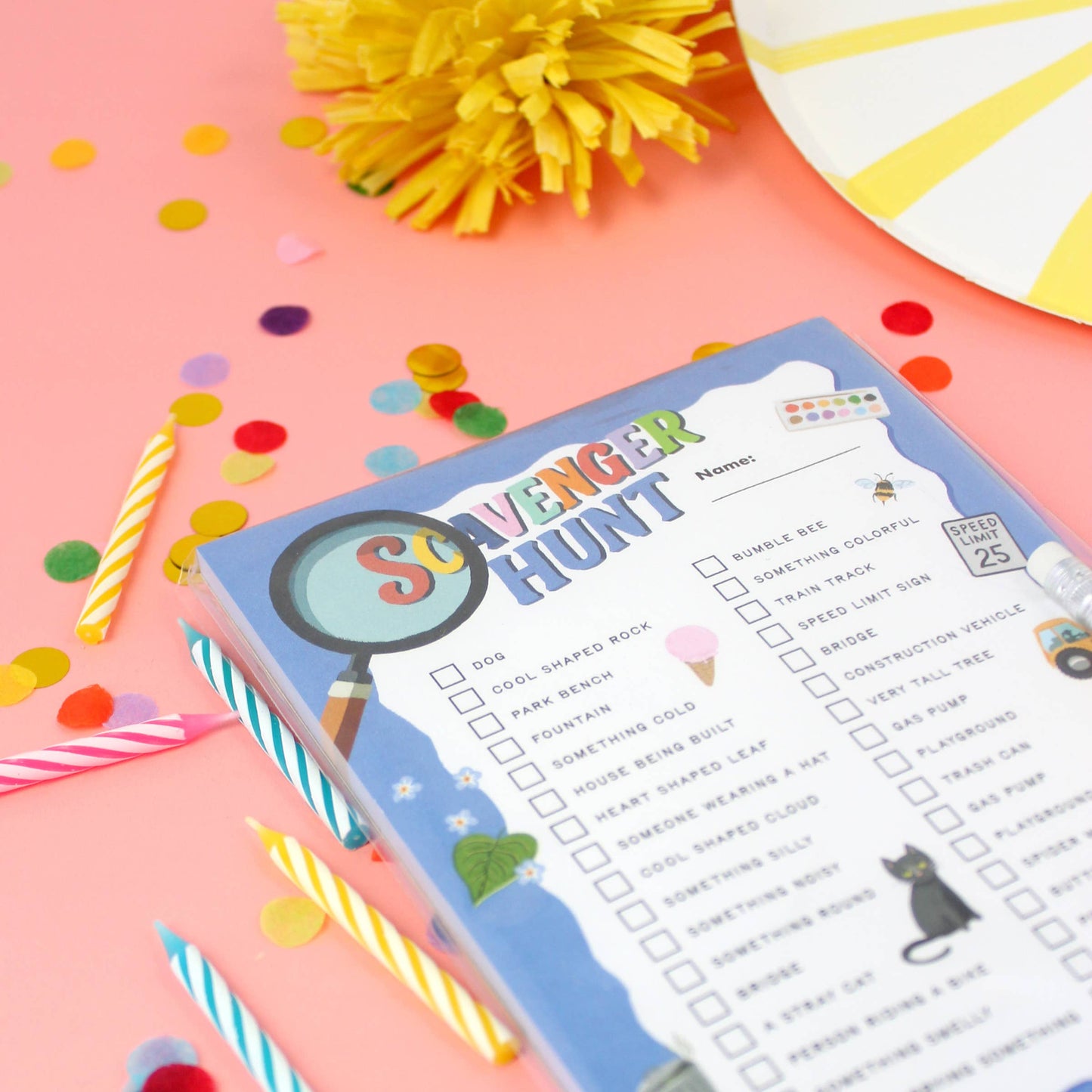 Tiny Town Play Notepad - Scavenger Hunt