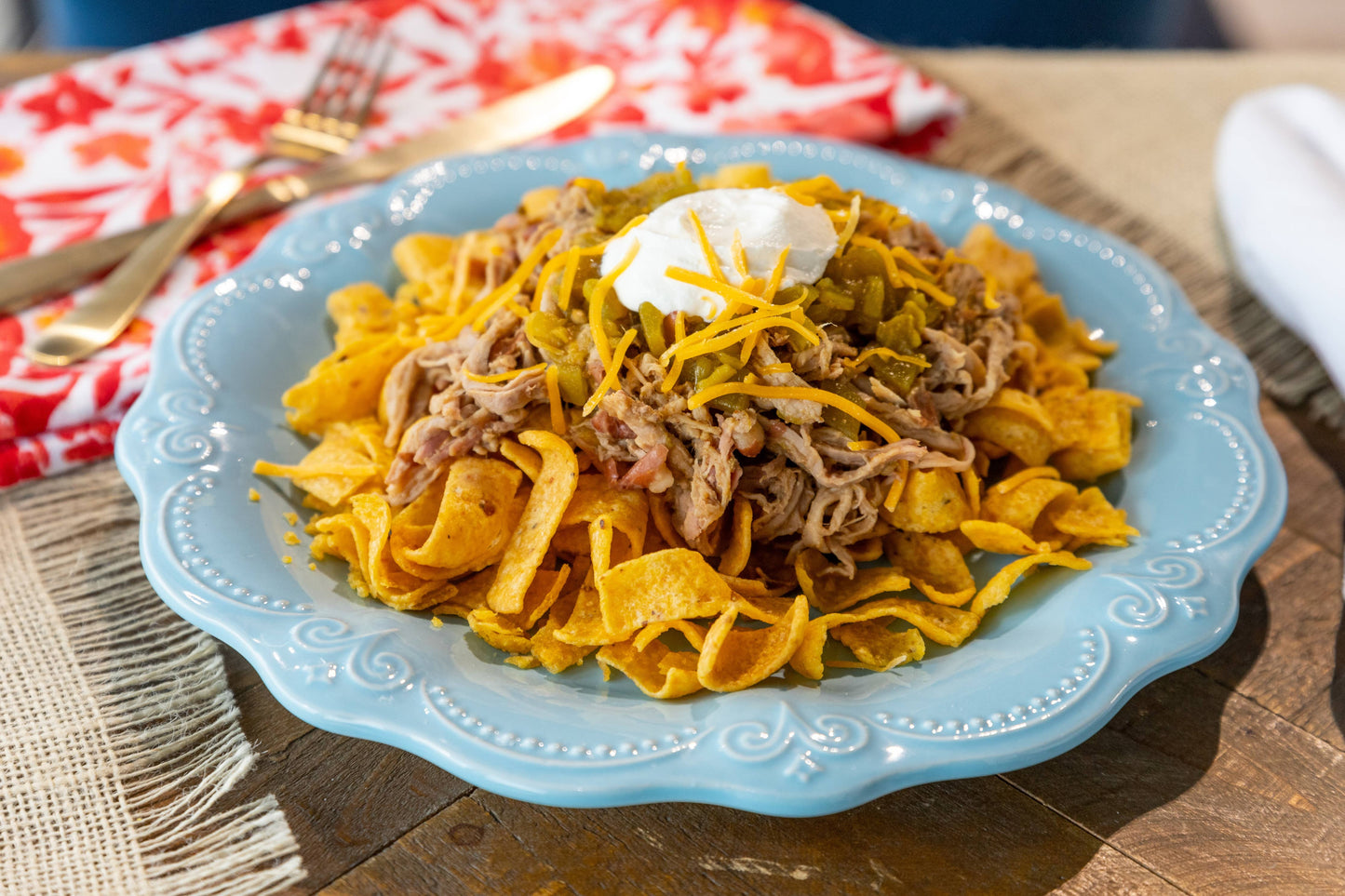 Mexican Pork Frito Pie