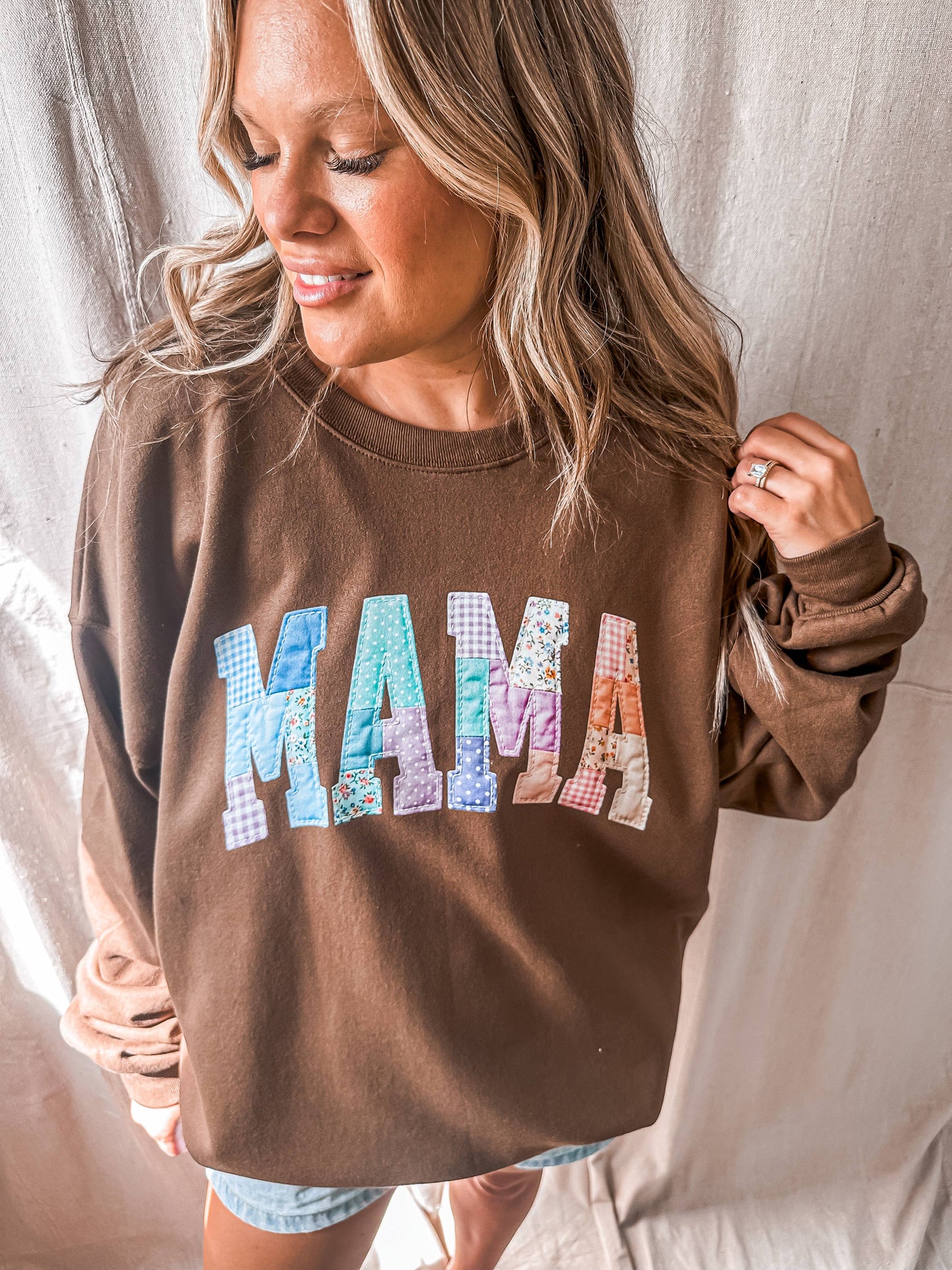 Patchwork Mama Sweatshirt