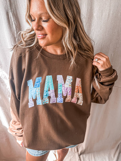 Patchwork Mama Sweatshirt