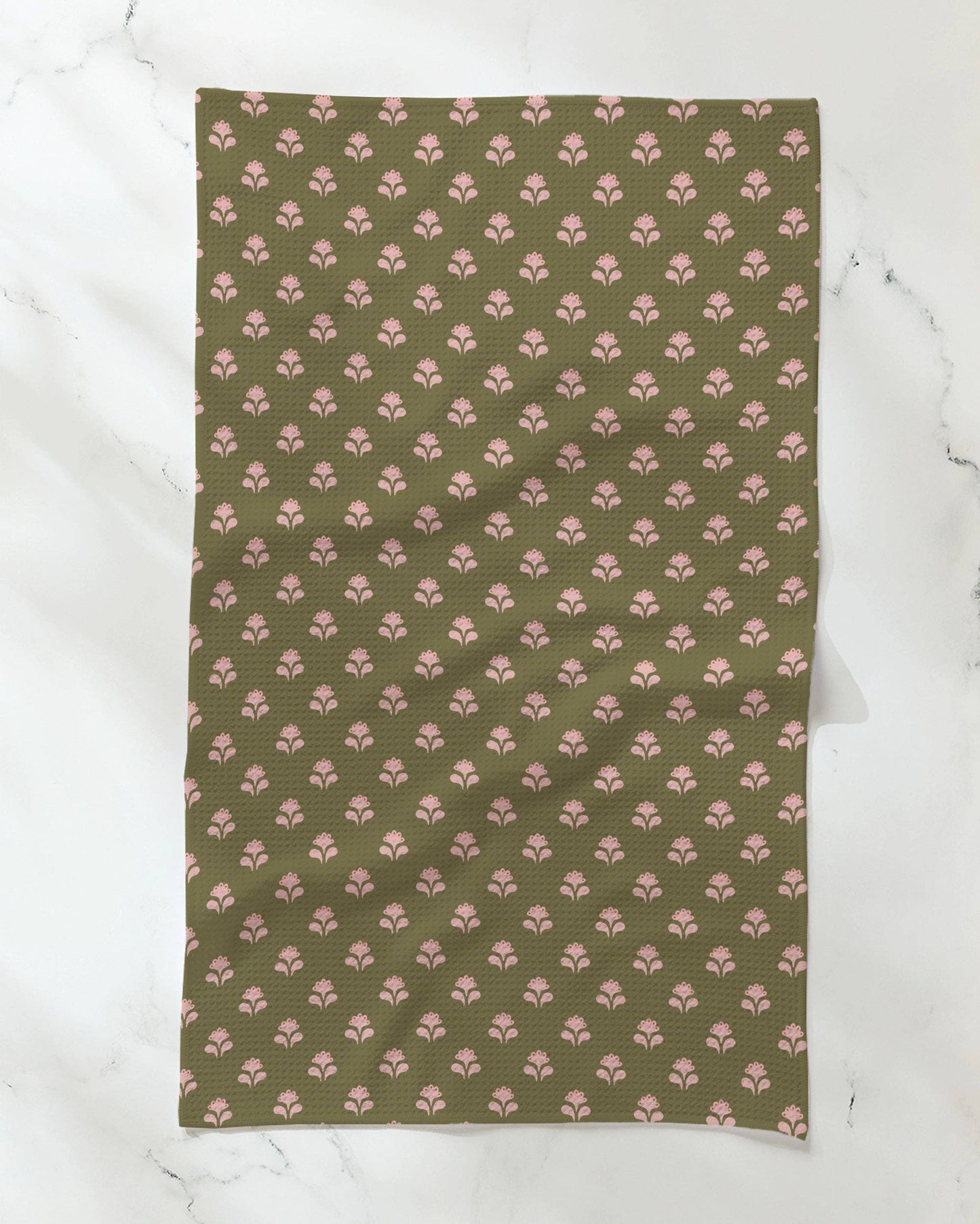 Lucky Flowers Tea Towel