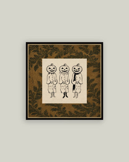 Pumpkin Trio: 8x8