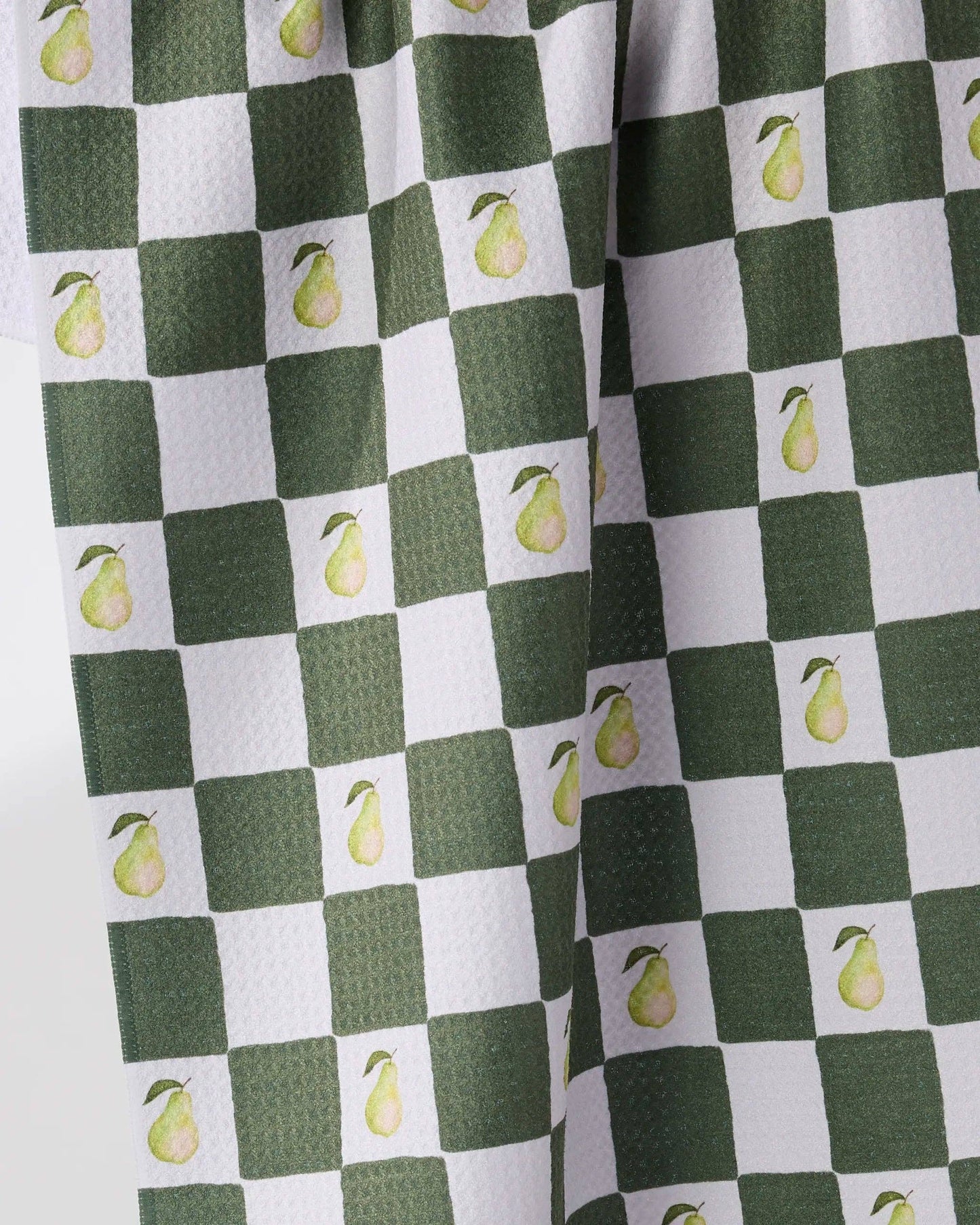 Pear Checker Tea Towel