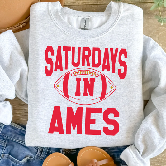 Saturdays In Ames Crewneck Sweatshirt