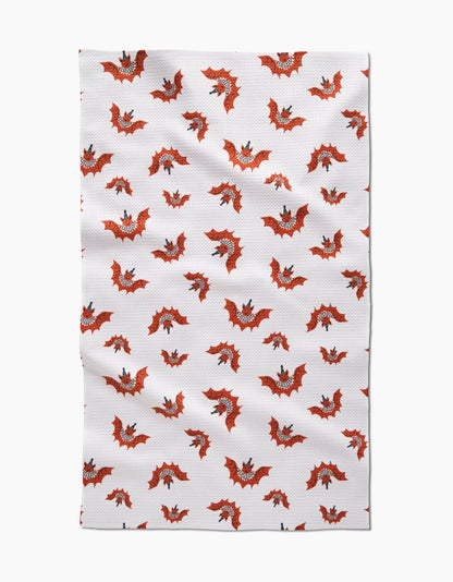 Happy Hallobats Tea Towel