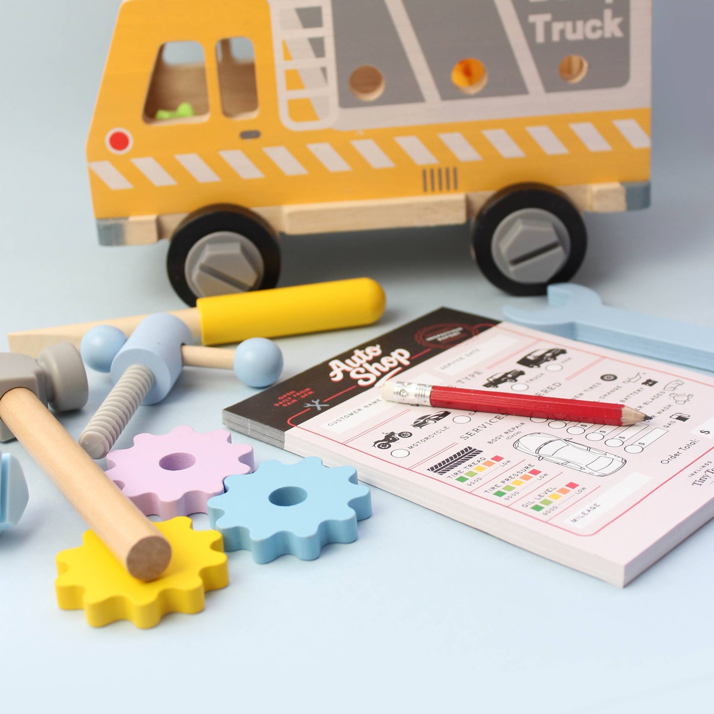 Tiny Town Play Notepad - Auto Shop