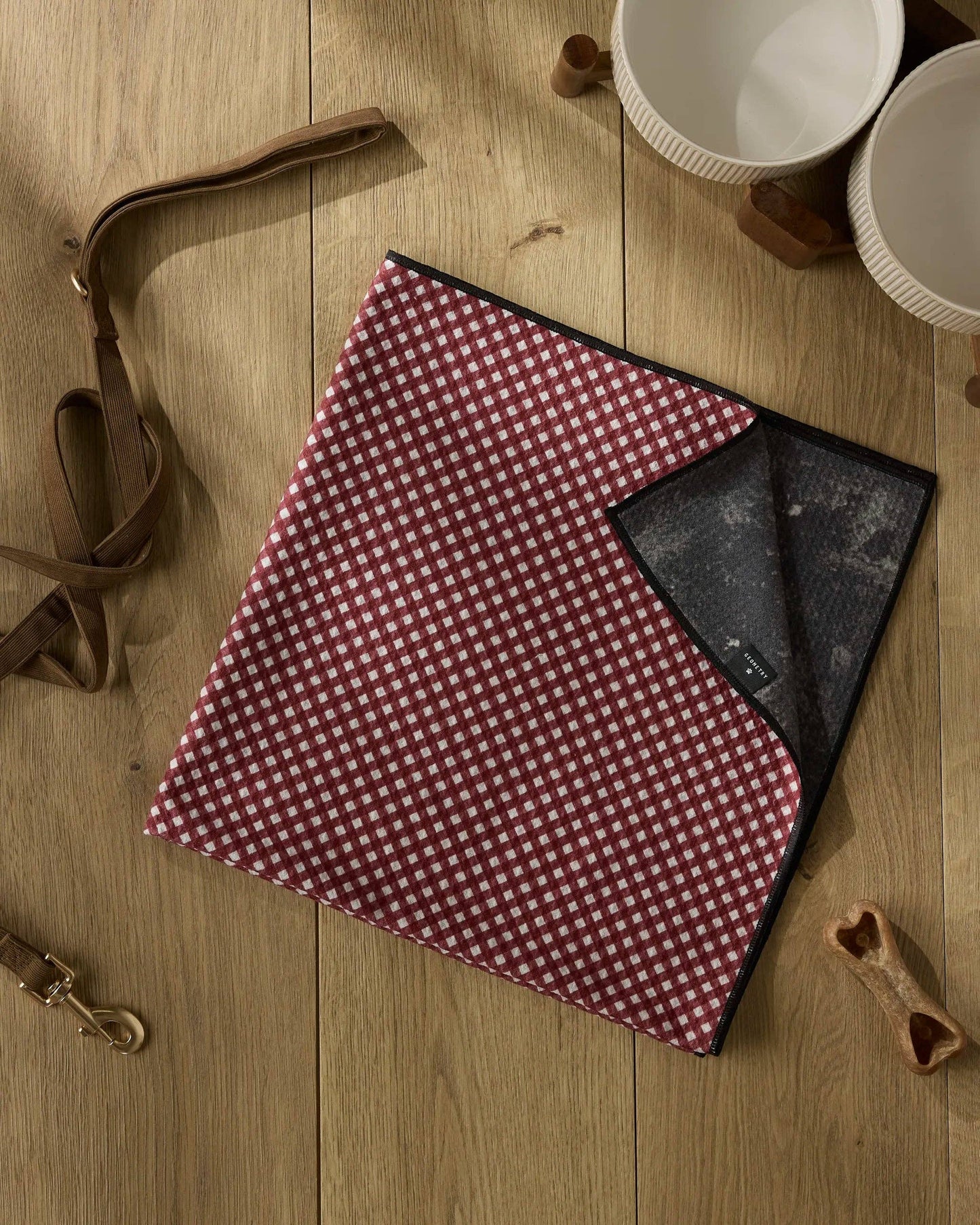 Bramble Red Dog Towel