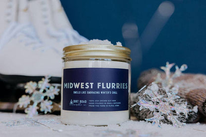 Midwest Flurries Candle: 8 oz Candle
