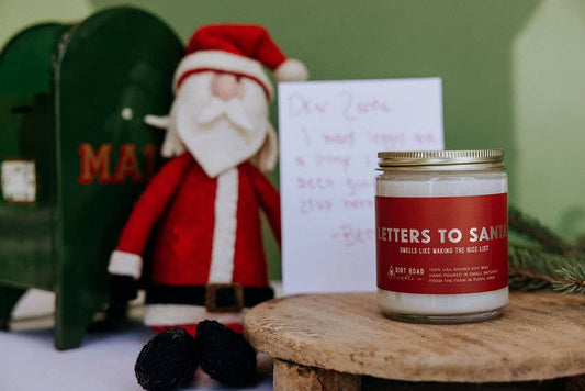 Letters To Santa Candle: 8 oz Candle