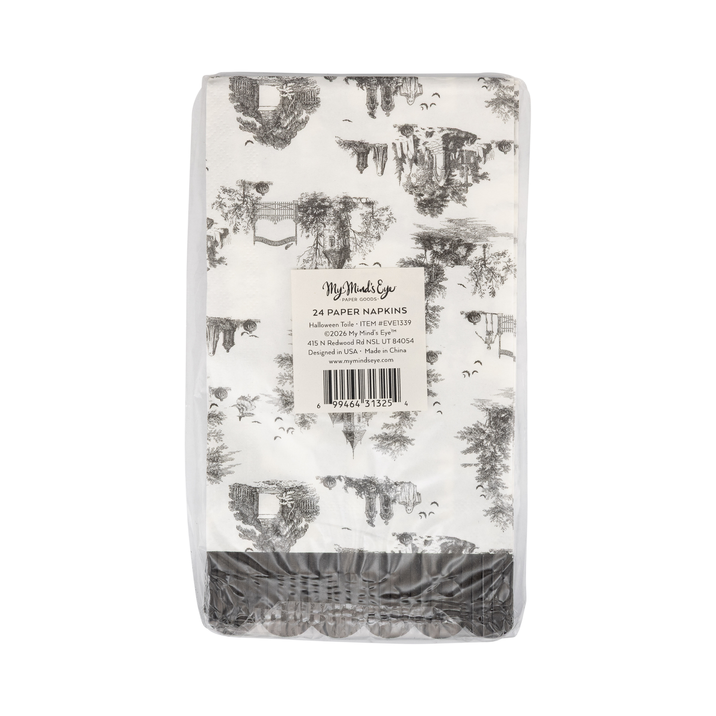 Halloween Toile Dinner Napkin