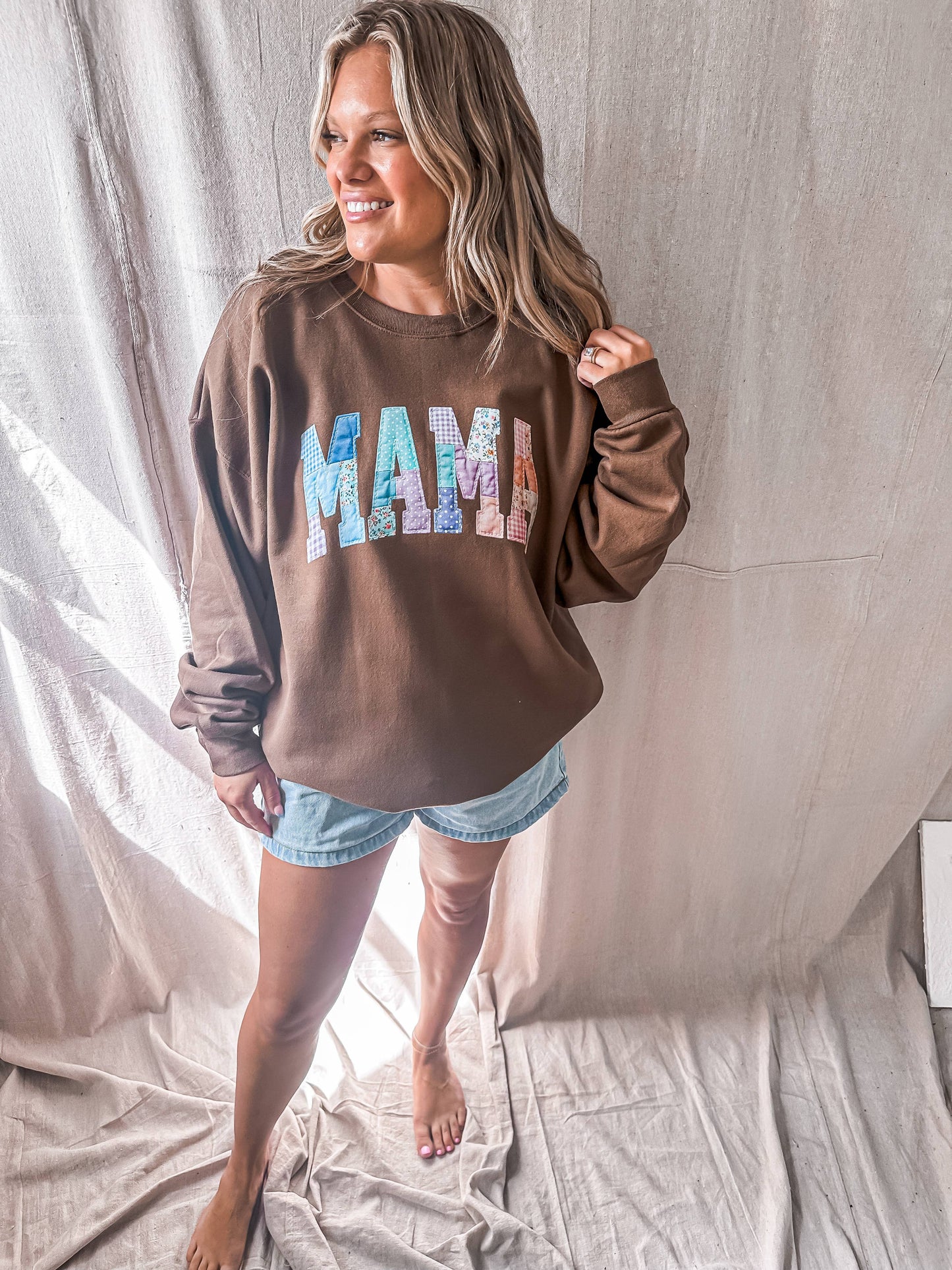 Patchwork Mama Sweatshirt