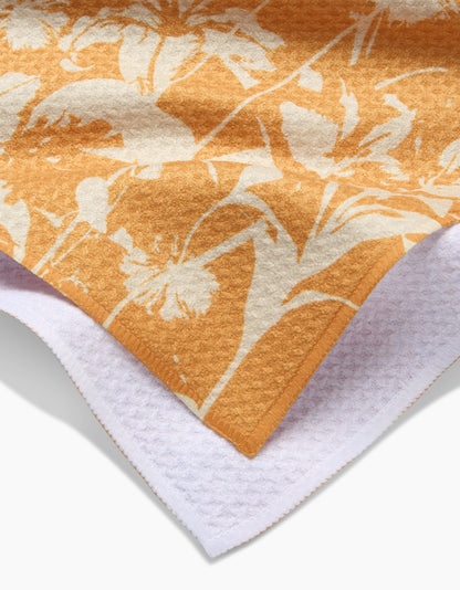 Geometry Tea Towel-Floral Invertion