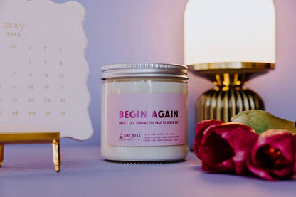 Begin Again Candle: 8 oz Candle