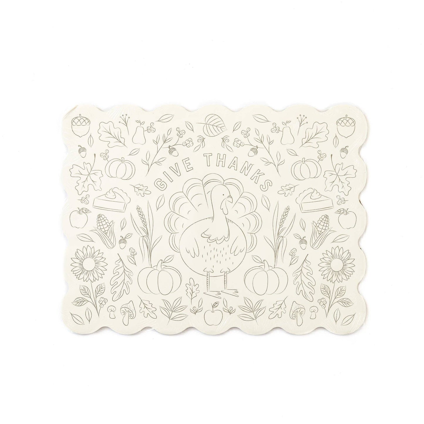 Harvest Coloring Placemats