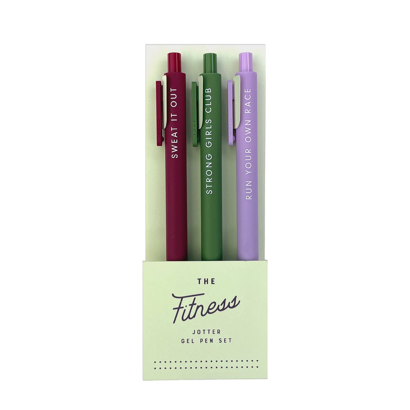 The Fitness Jotter Gel Pen: Set of 3