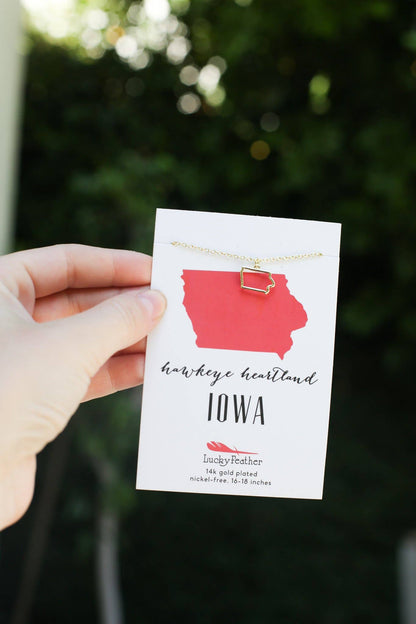 Iowa State Necklace