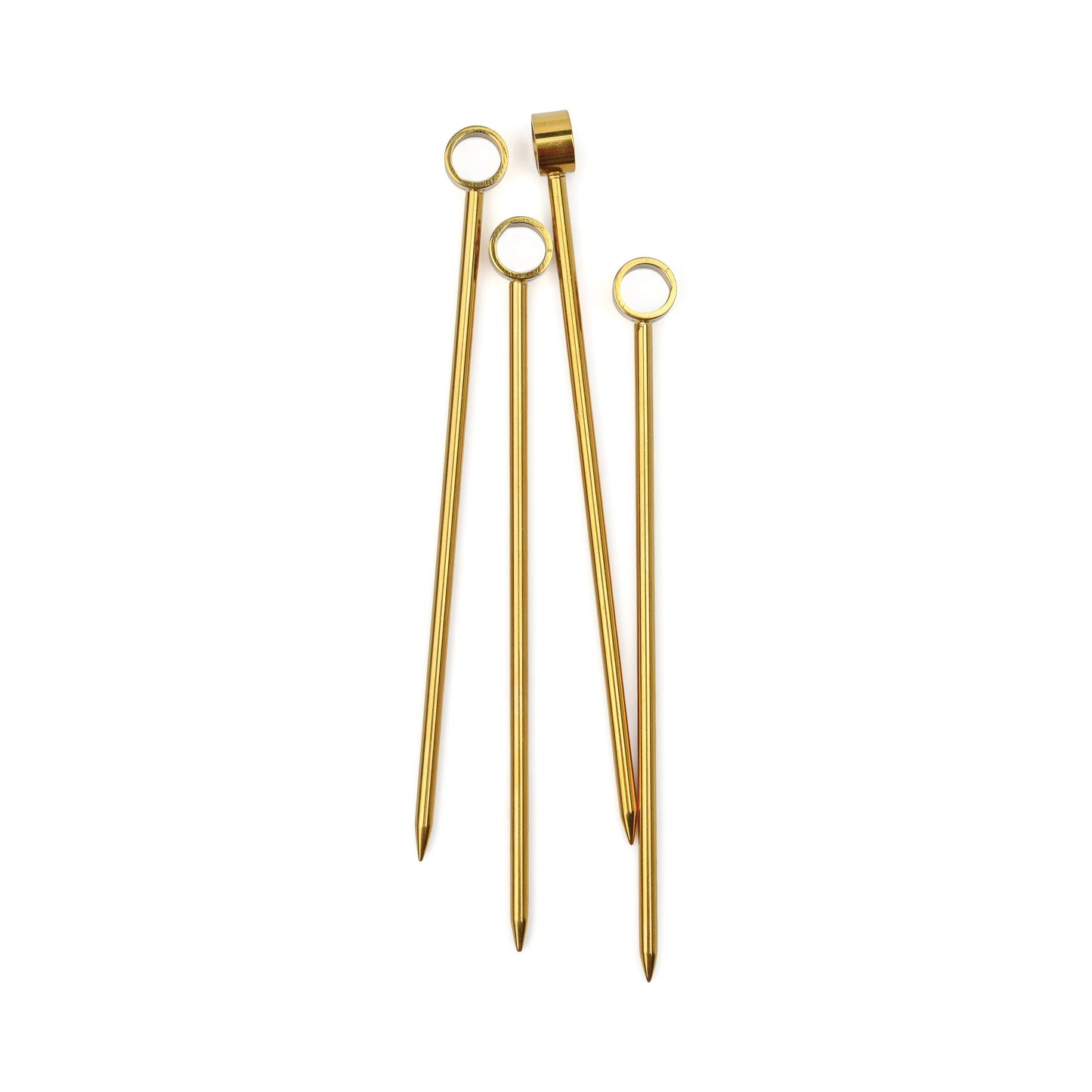 The Owen Cocktail Picks - Gold, Set Of 4