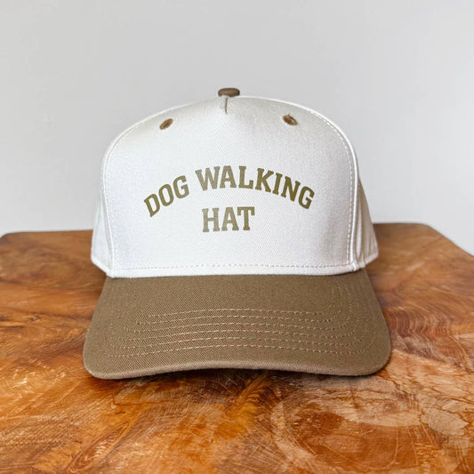 Dog Walking Hat – Two-Tone Style Cap