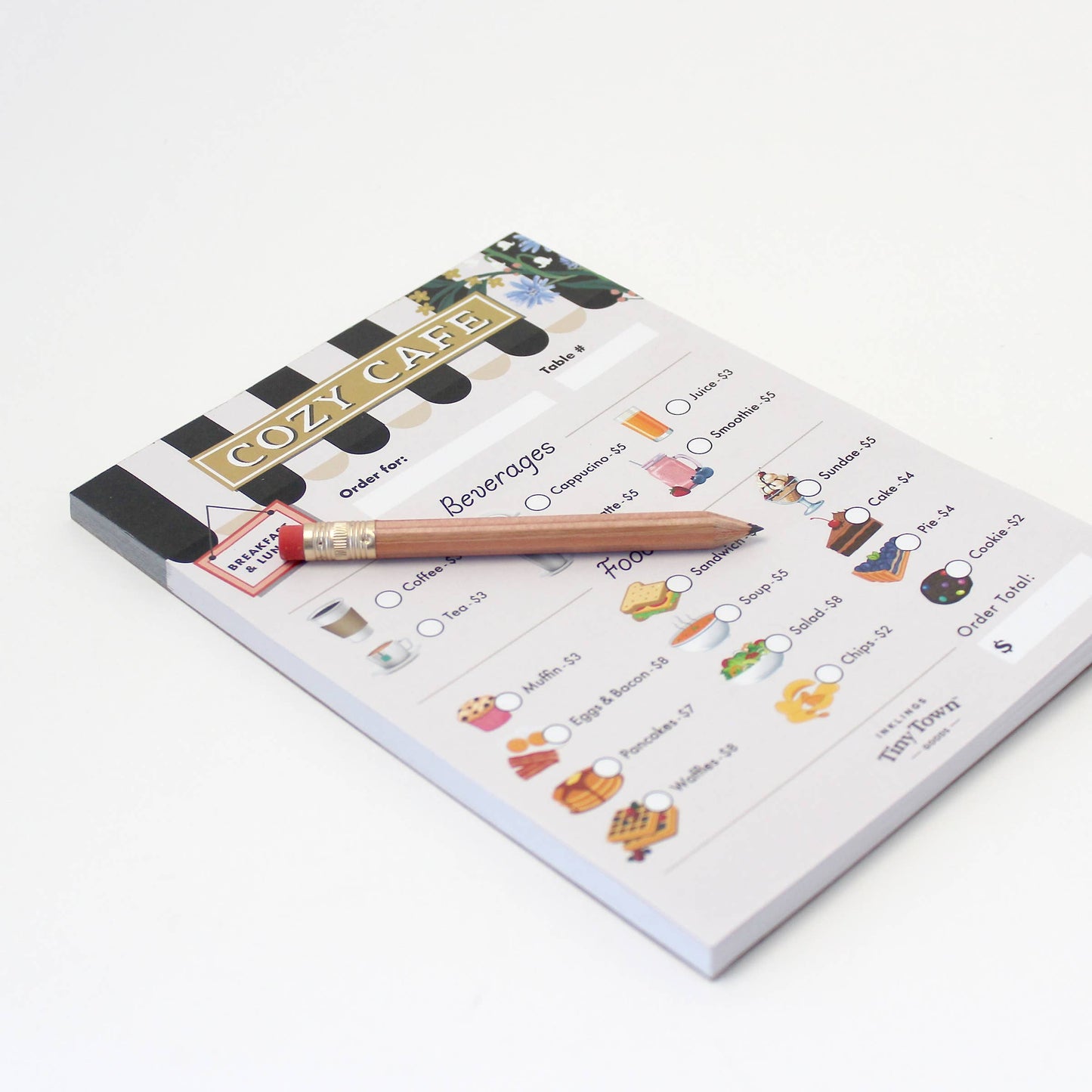 Tiny Town Play Notepad - Cozy Cafe