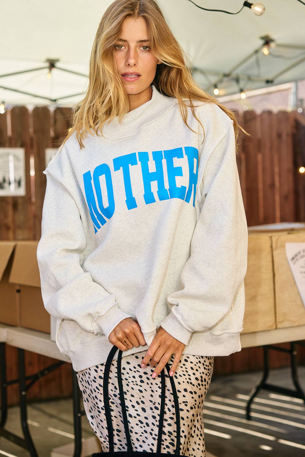 MOTHER/COOL MOM Reversible Sweatshirt