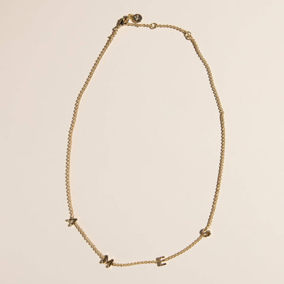 AMES Initial Necklace