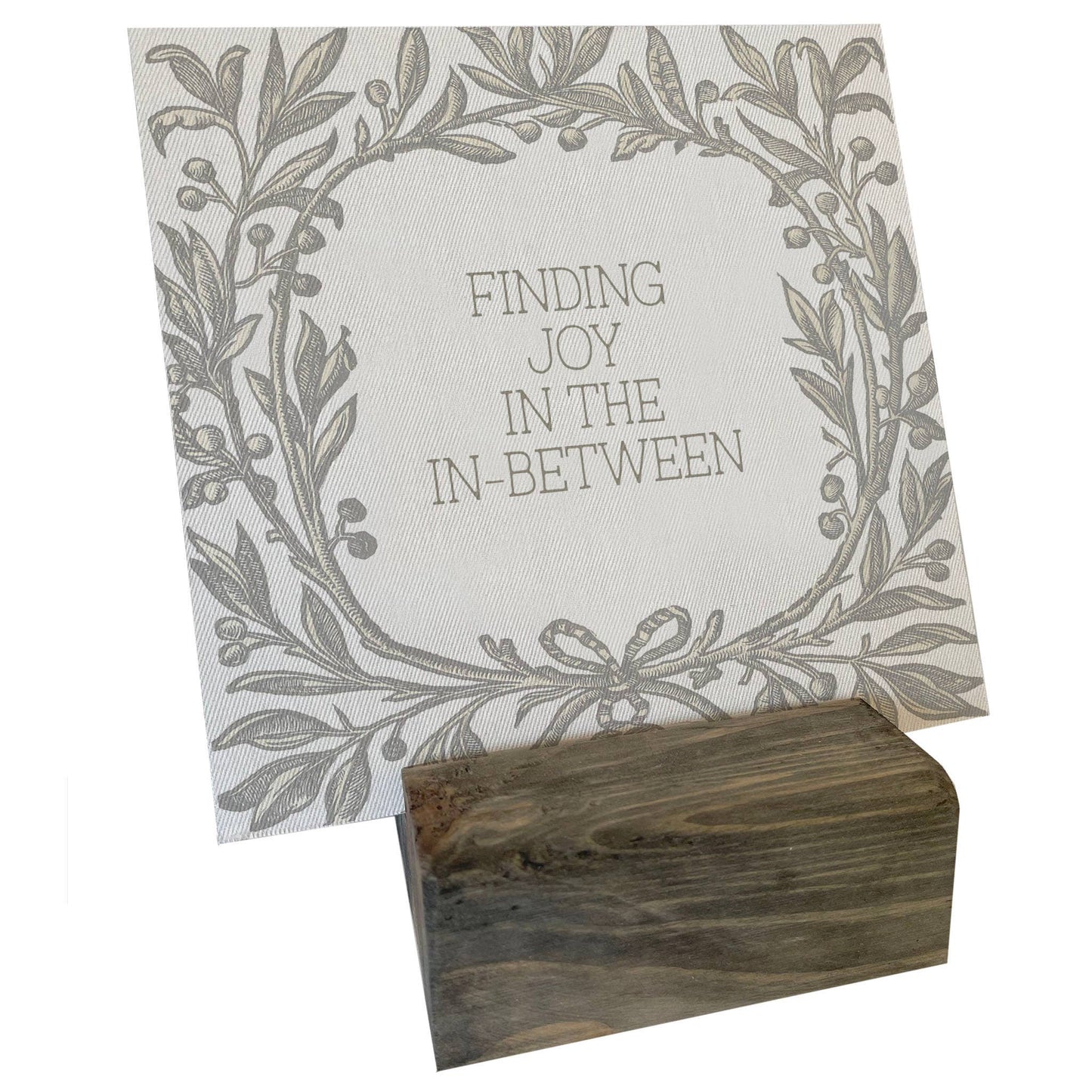 Mini Canvas, Finding Joy in the in-Between, Shelf Decor