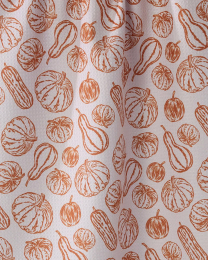 Harvest Sketch Tea Towel