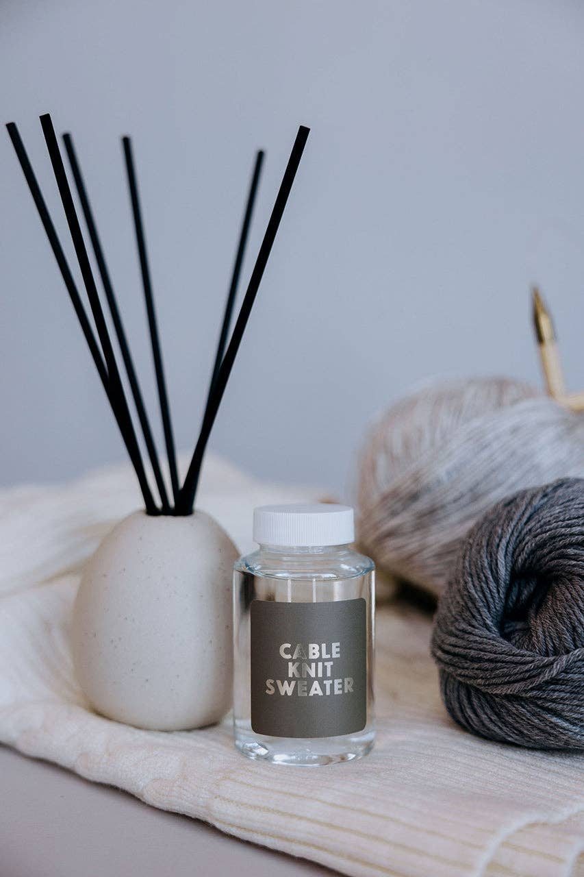 Cable Knit Sweater Reed Diffuser