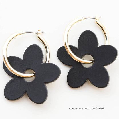 Black Petal Charms: One Size