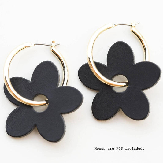 Black Petal Charms: One Size