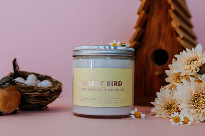 Early Bird Candle: 8 oz Candle