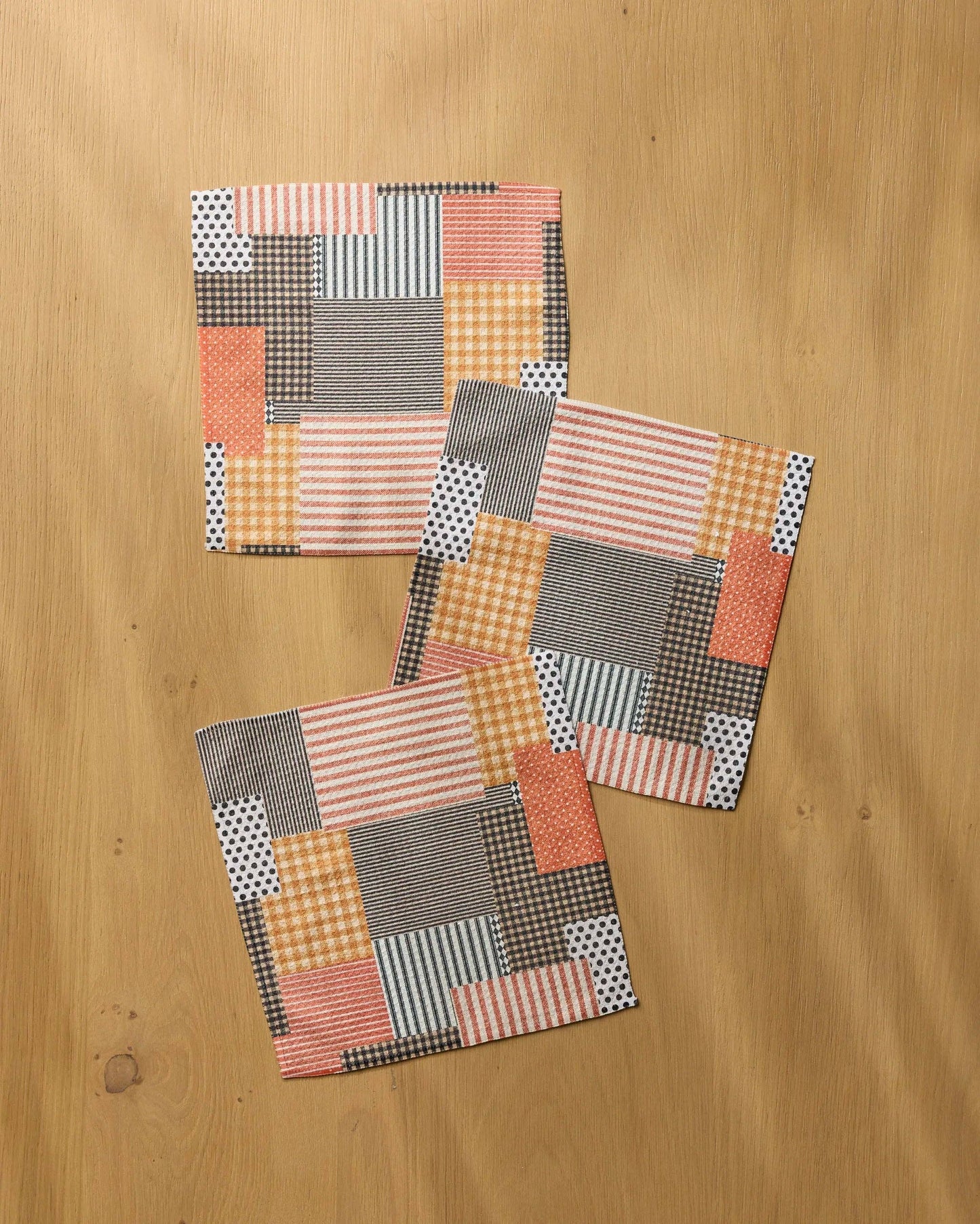 Patch and Pumpkin Dishcloth Set
