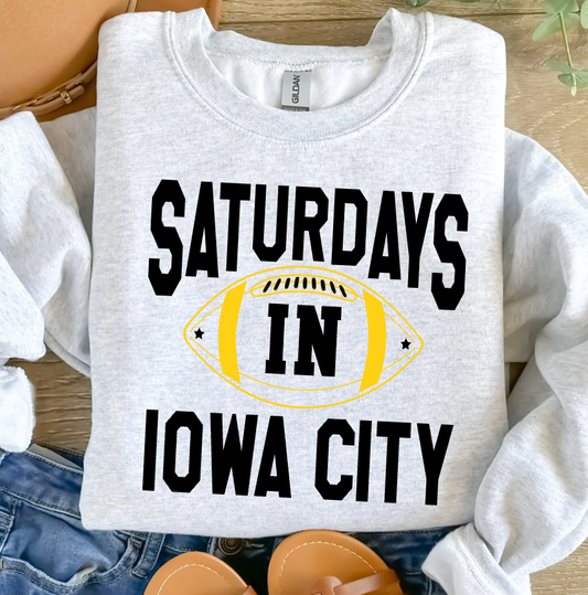 Saturdays In Iowa City Crewneck Sweatshirt