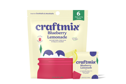Blueberry Lemonade & Cocktail Mixer - 6 Servings Multipack
