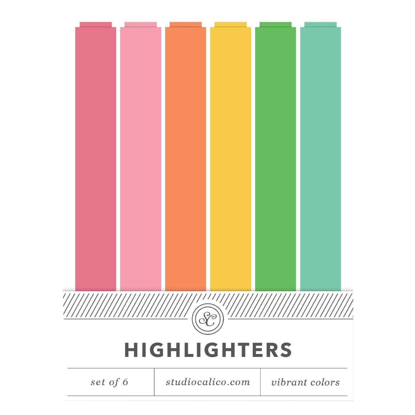 Brights Highlighter Set of 6 Colors