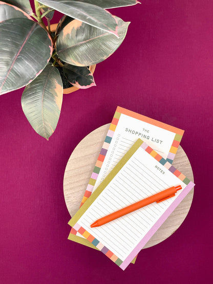 Colorful Stripes Note Taking Notepad