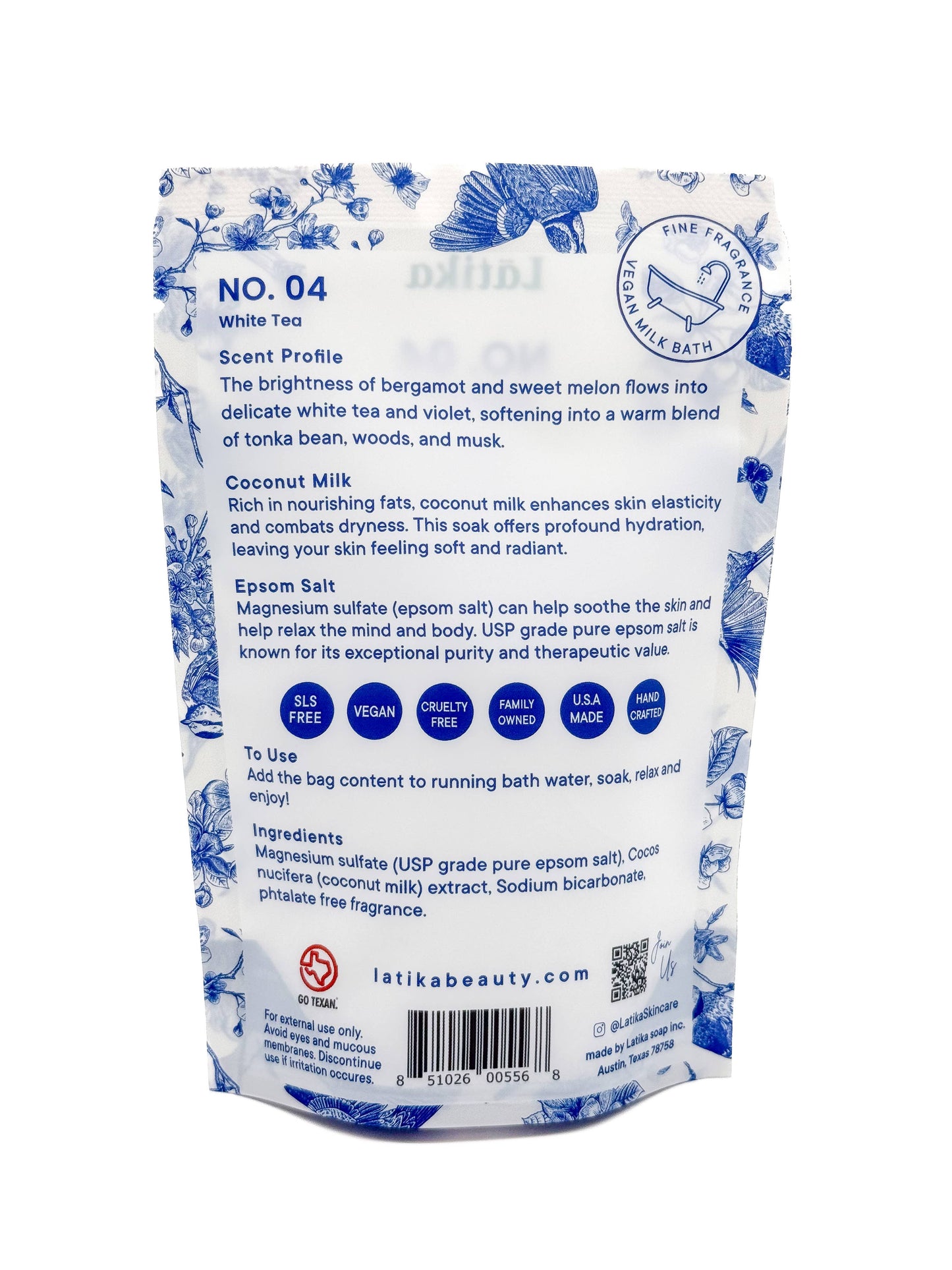 White Tea – Vegan Milk Bath Soak