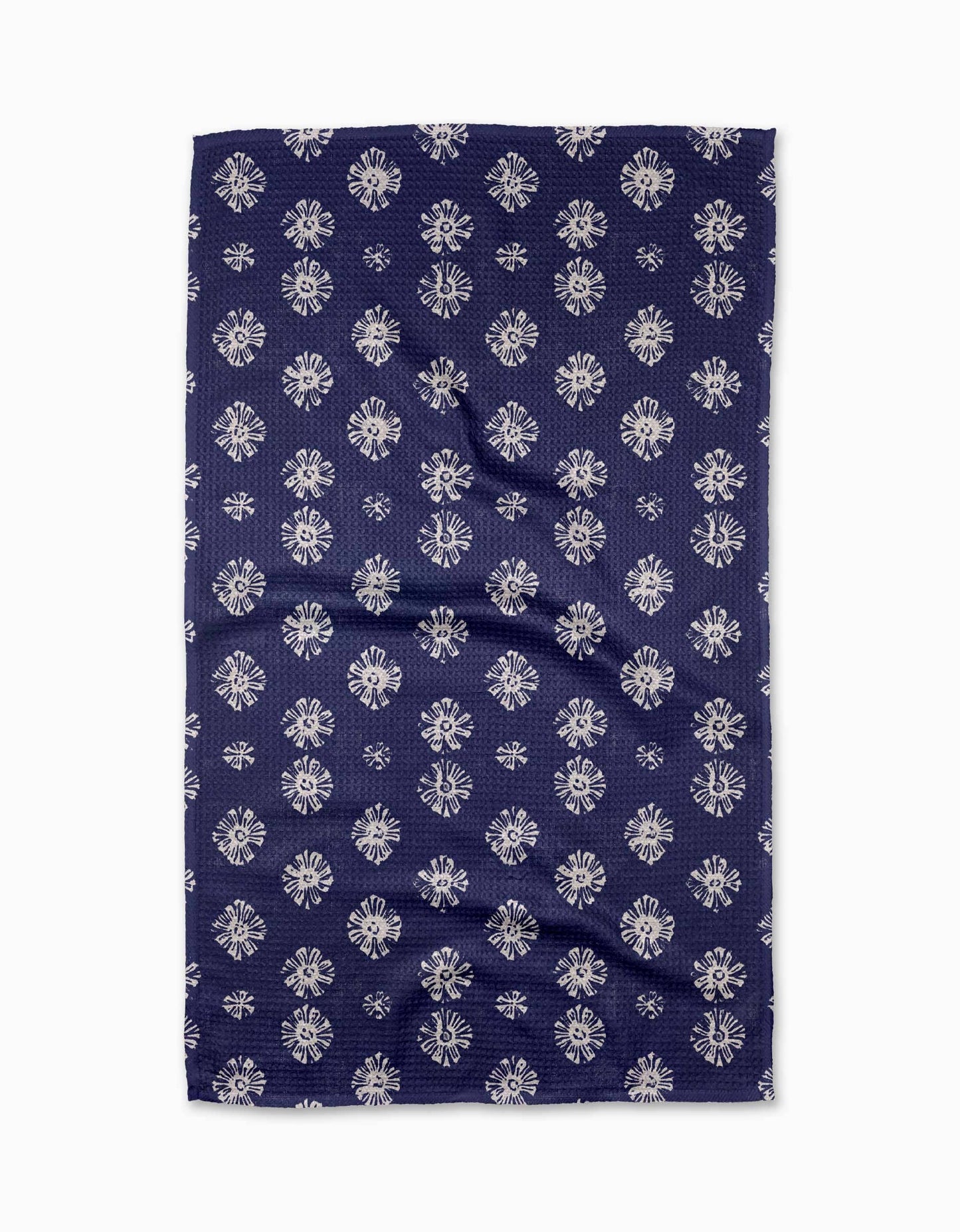 Geometry Leyla Blue Tea Towel