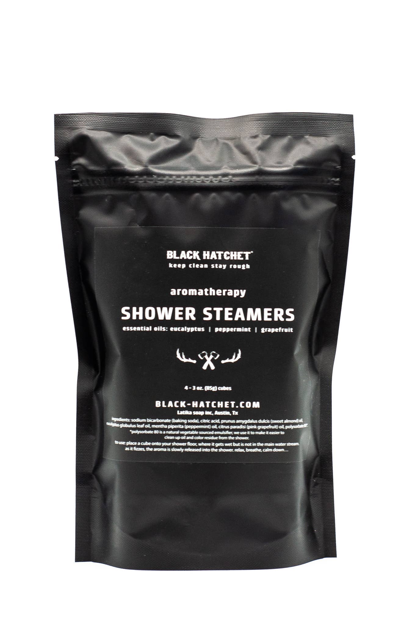 Shower Steamers – Black Hatchet