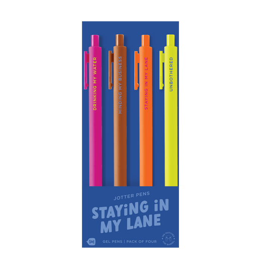 Jotter Sets 4 Pack: Staying In My Lane
