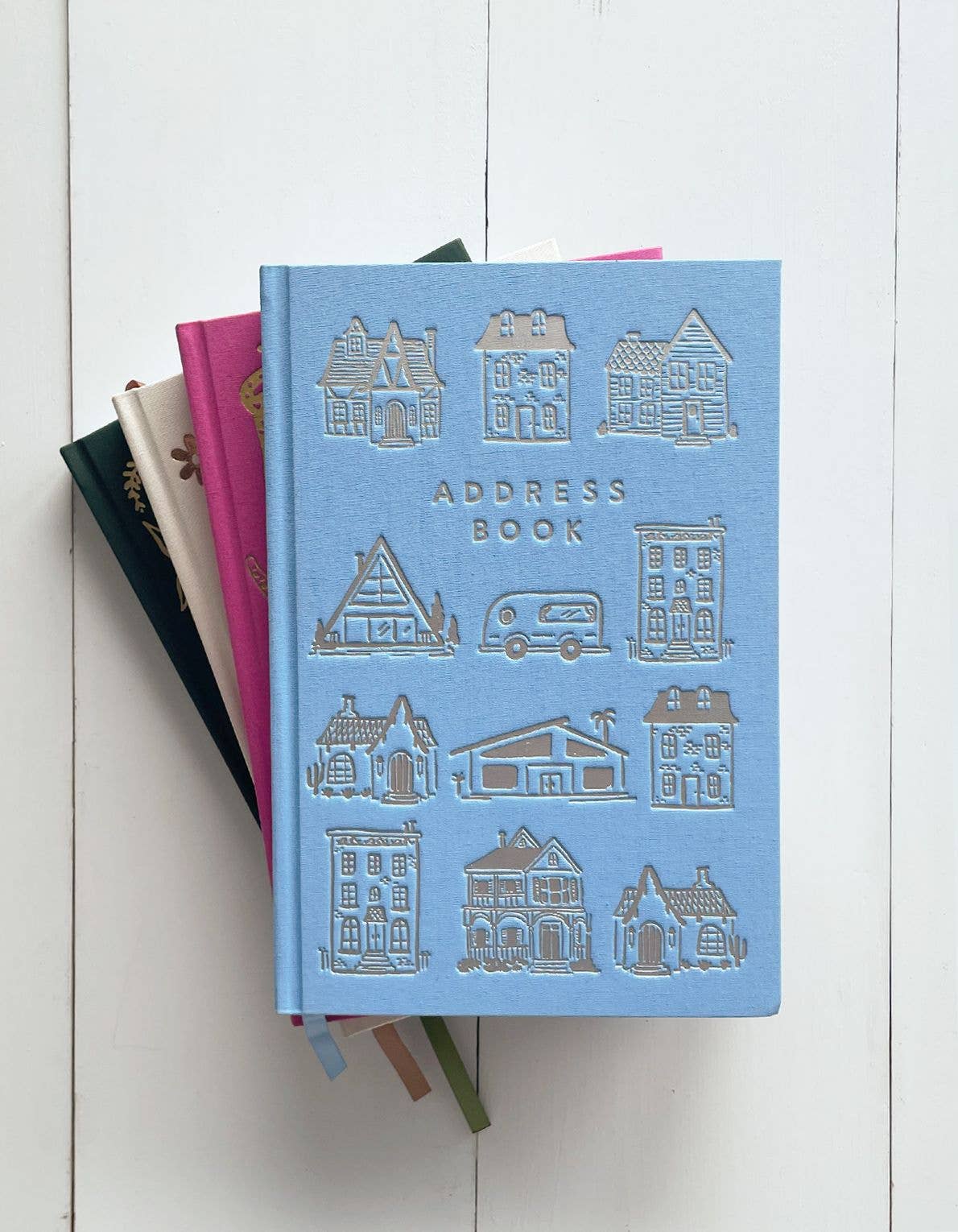 Address Book | Houses (Blue)