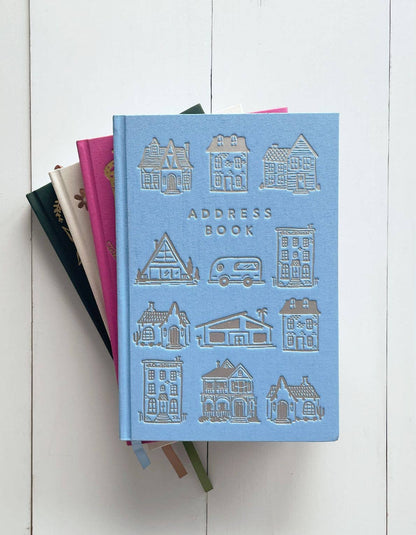 Address Book | Houses (Blue)