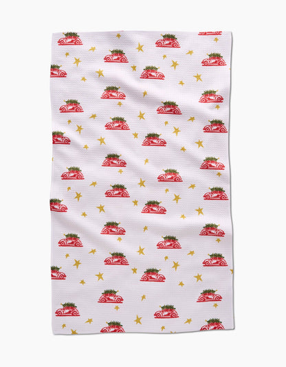 Christmas Bug Tea Towel