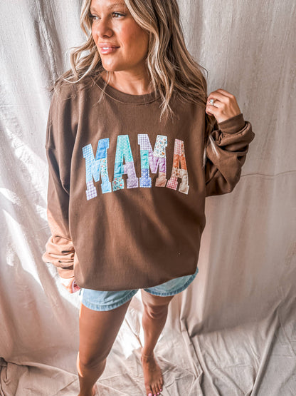Patchwork Mama Sweatshirt