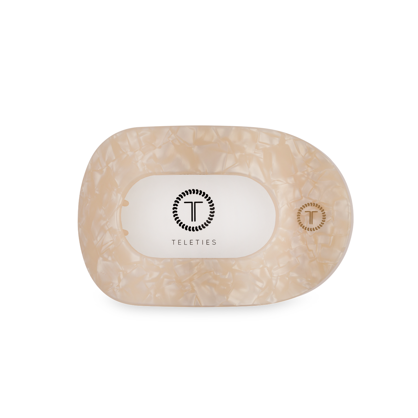 Flat Round Hair Clip | Medium | Soft Surf