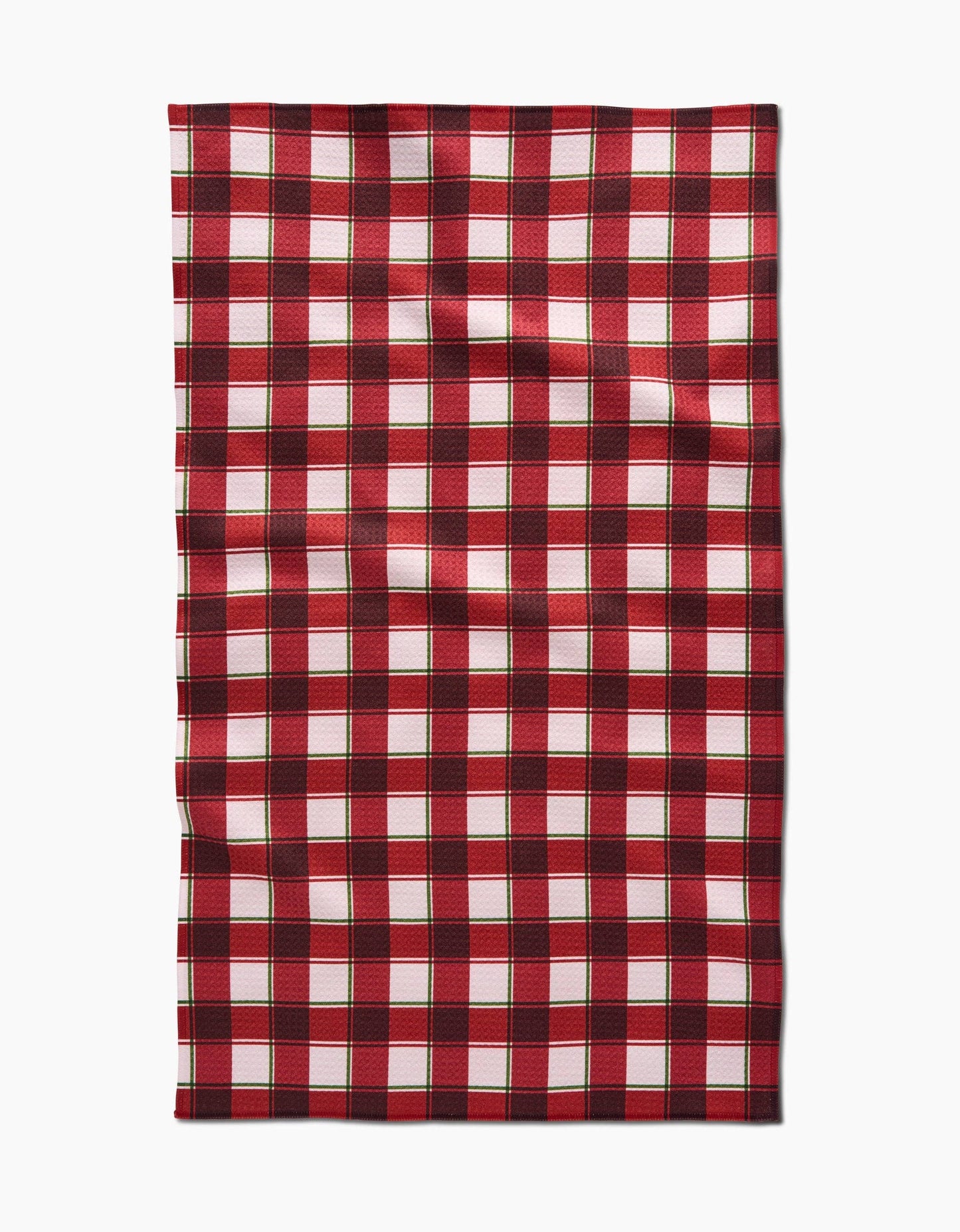 Jingle Plaid Tea Towel